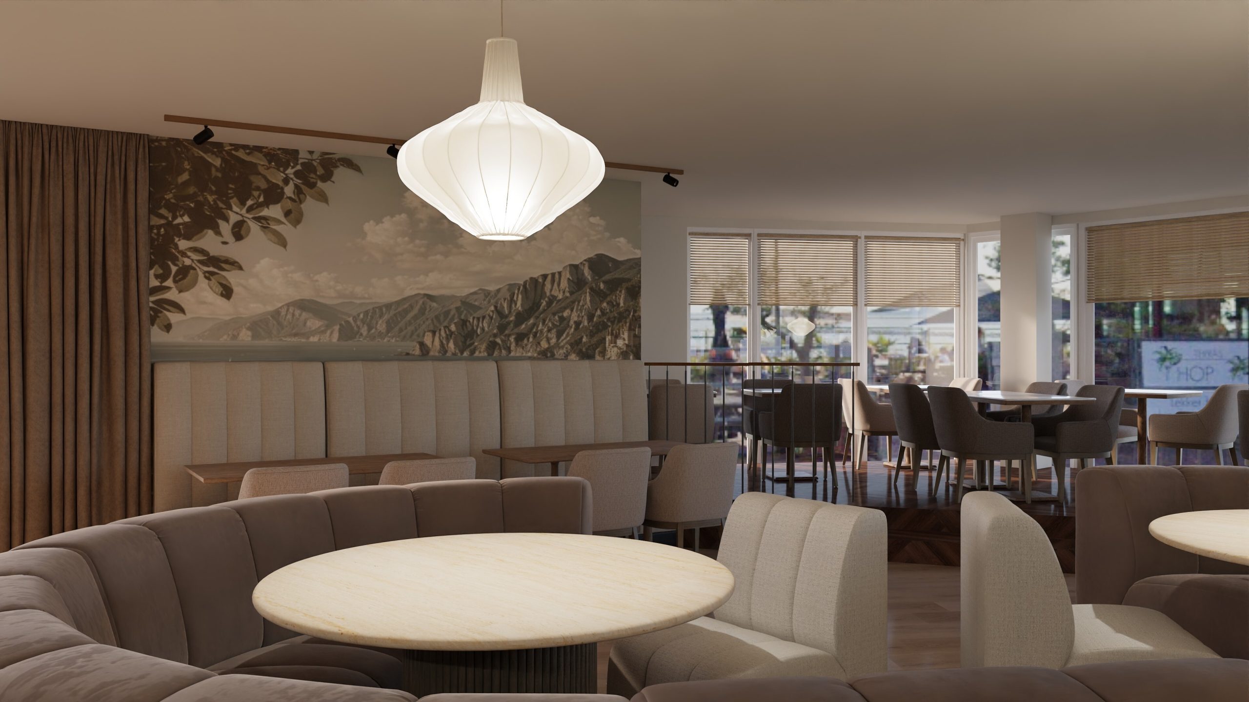 Interieur van La Riva