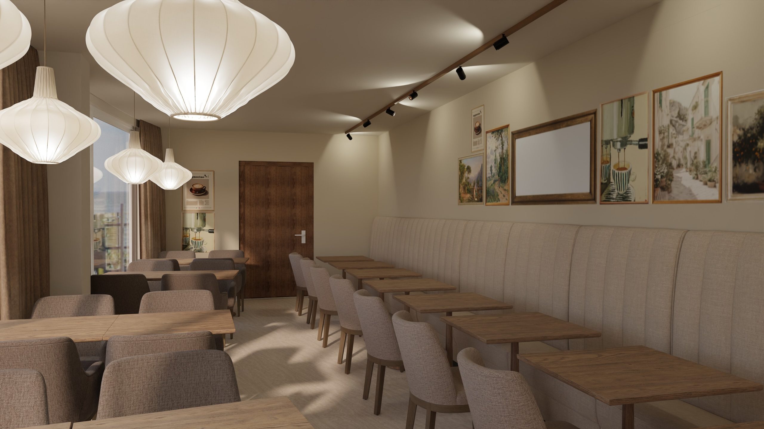 Interieur van La Riva