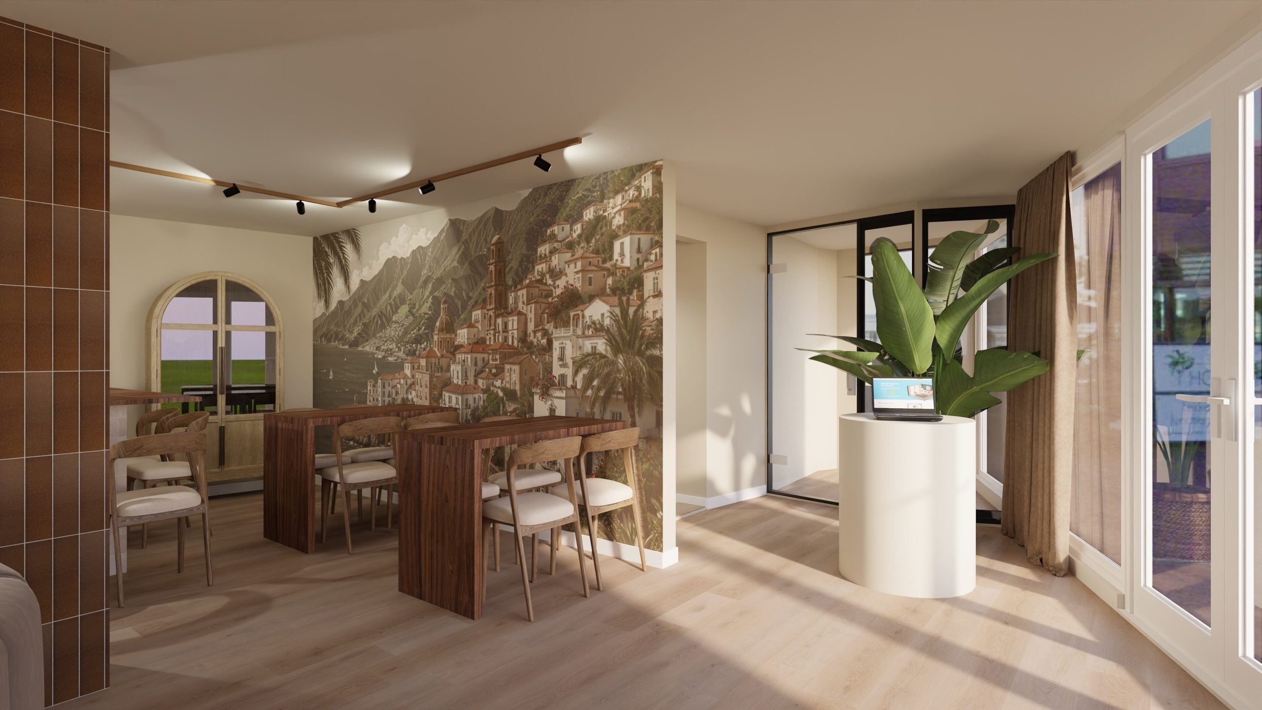 Interieur van La Riva